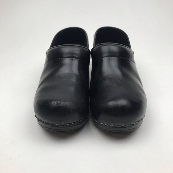Dansko Professional Clog Black Leather Size 37 - Picture 2 of 7